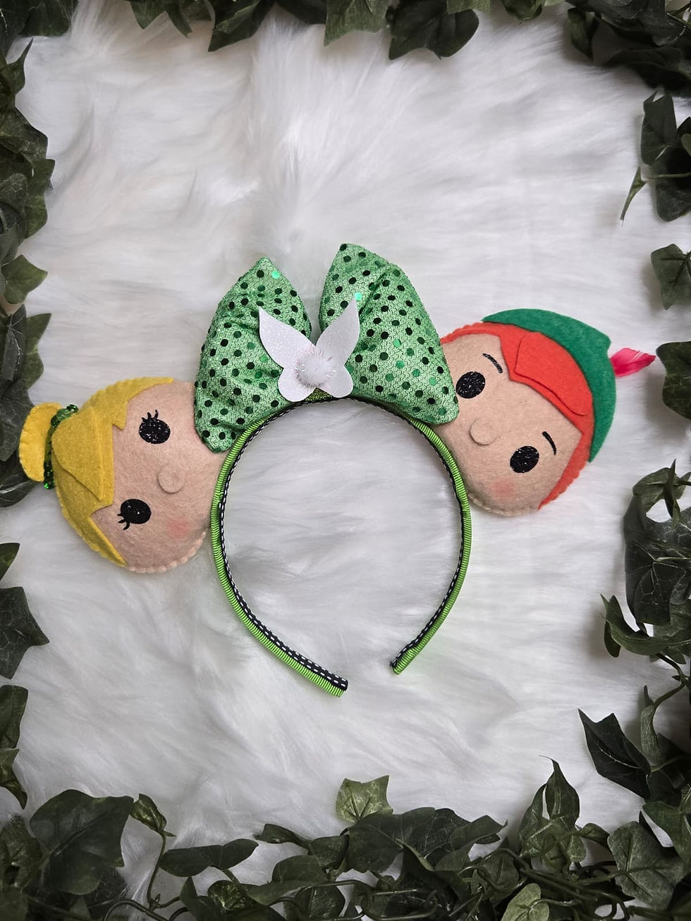 Tinkebell & Peter Pan Tsum Tsum Ears