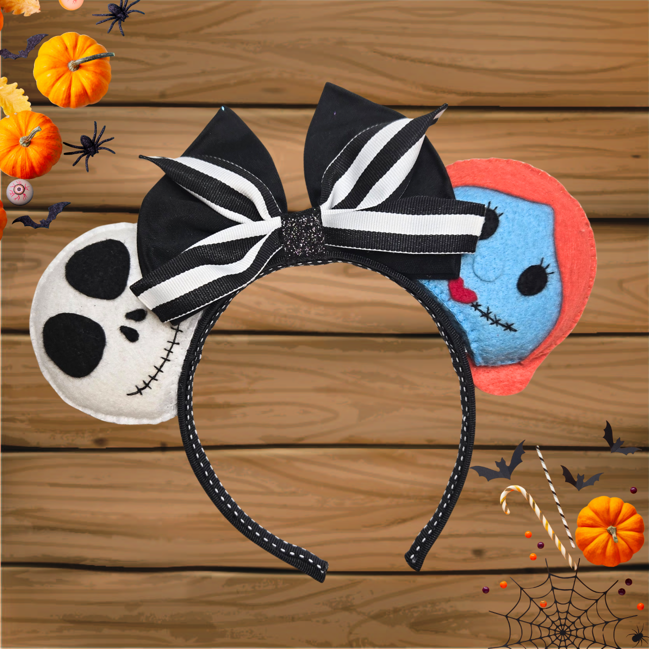 Moonlit Love ears Headband with unique, design. Perfect for the parks, combining style, and comfort.