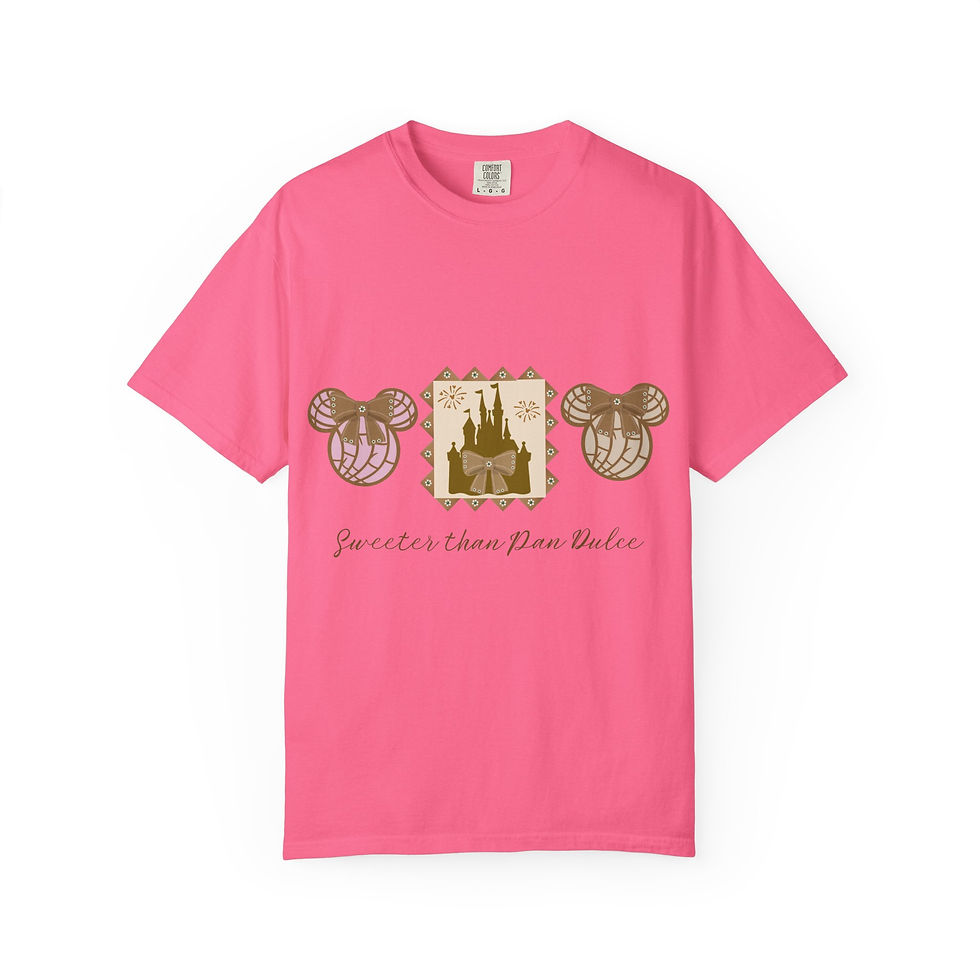 Thumbnail: Mouse Conchas Tee Shirt with unique, design. Perfect to wear at parks, combining style, and comfort.