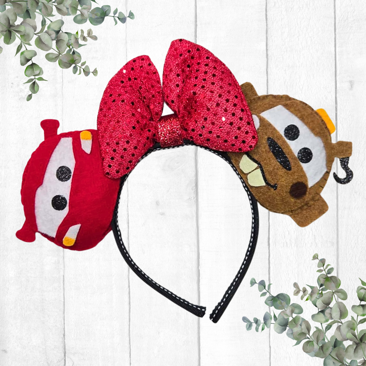 Cars Ears with unique, design. Perfect for the parks days, to wear with any hat, and comfort.