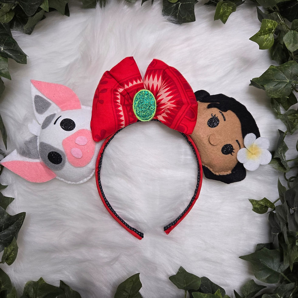 Moana and Pua Tsum Tsum Ears
