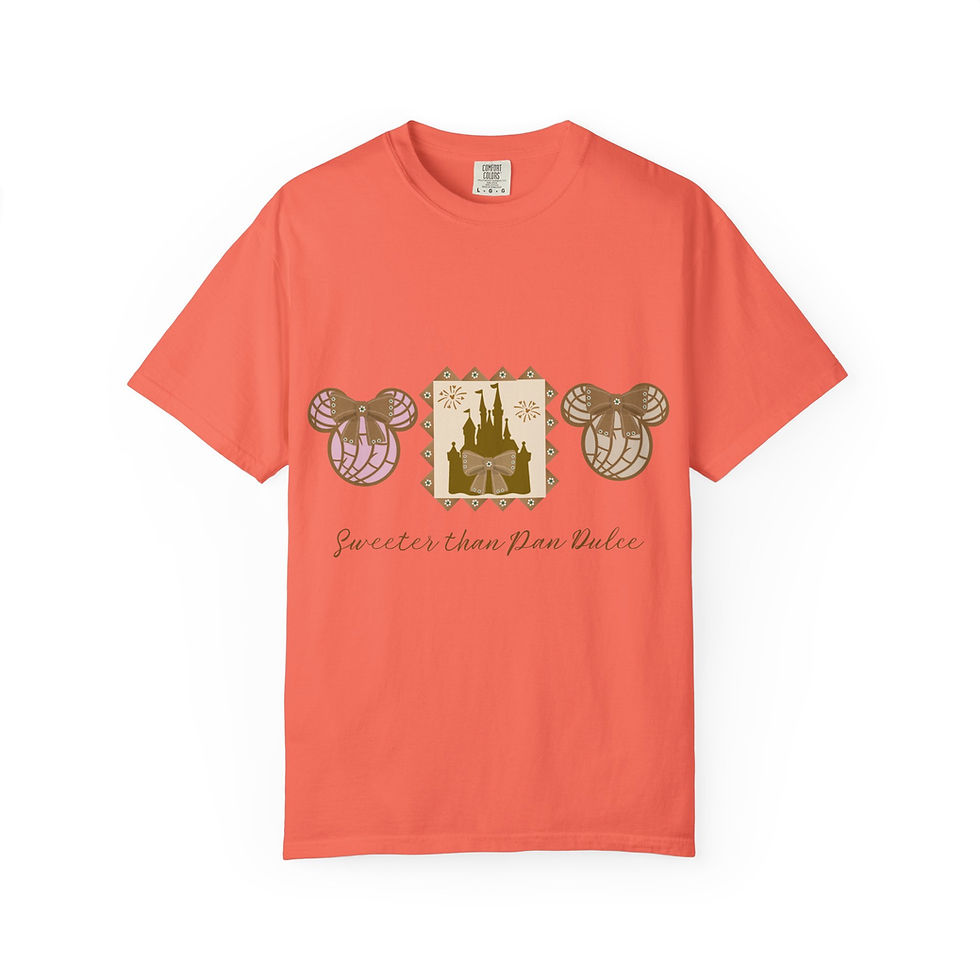 Thumbnail: Mouse Conchas Tee Shirt with unique, design. Perfect to wear at parks, combining style, and comfort.