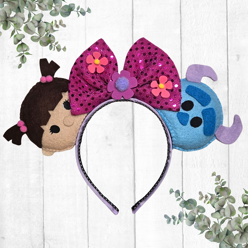 Boo and Sully Ears Headband