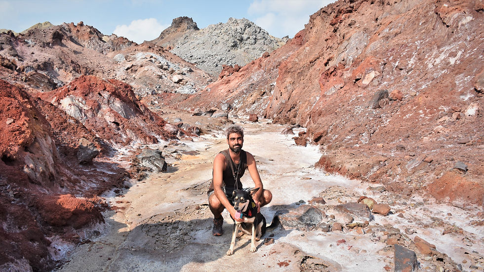 Hormuz Island. Viajar a Irán con perro