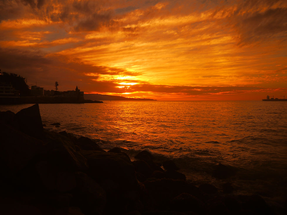Atardecer Viña del Mar Chile