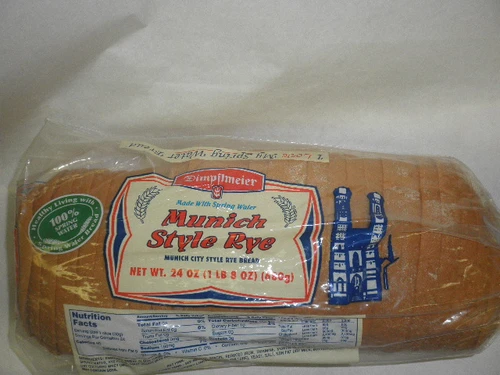 Rudolphs Bakery Dimpflmeier Bakery Imported Bread European Rye Brea