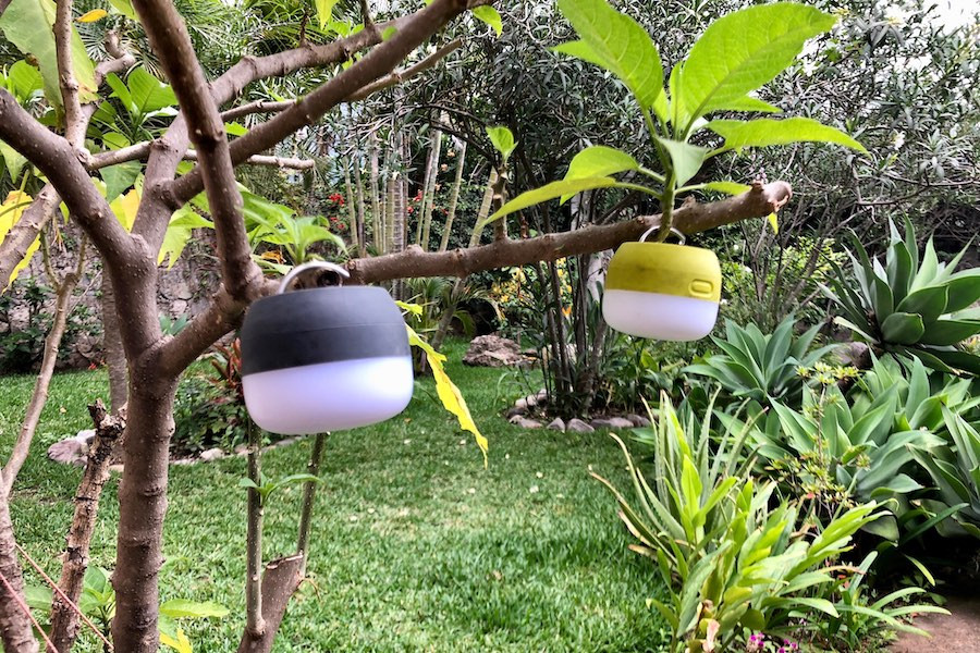 Portable LED lanterns like these Moji from Black Diamond are great for light around the campsite