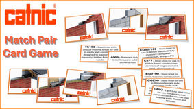 Catnic Lintels Match Pair Card Game