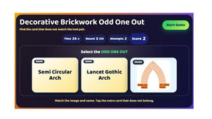 Decorative Brickwork Odd One Out