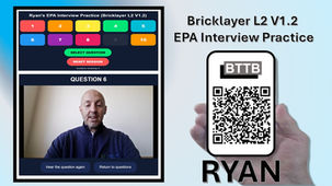 Bricklayer L2 V1.2 Interview Practice Questions asked by Ryan