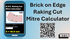 B.O.E. Raking Cut Mitred Calculator