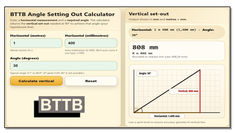 BTTB Angle Setting Out Calculator