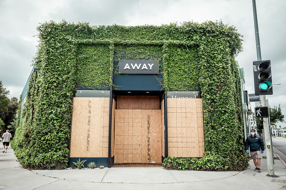 Melrose Avenue during Covid 19, Los Angeles