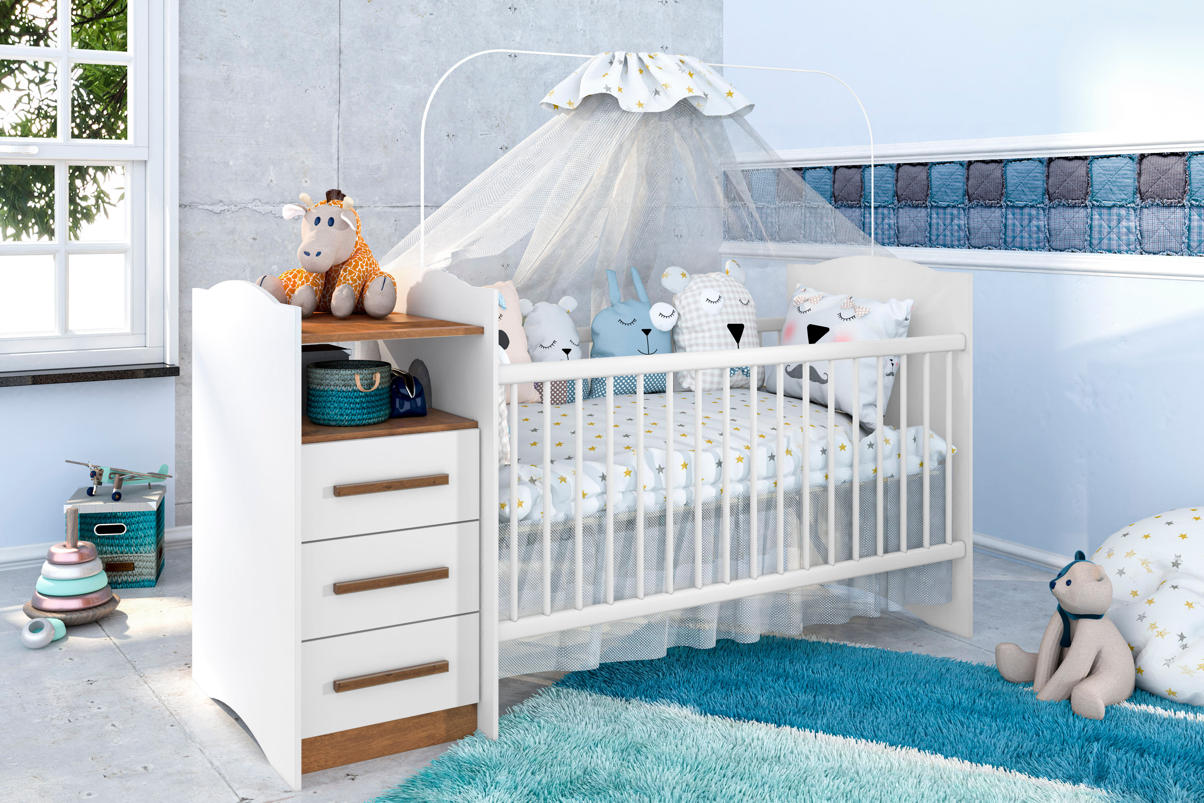 CRADLE WITH TRADE CHEST