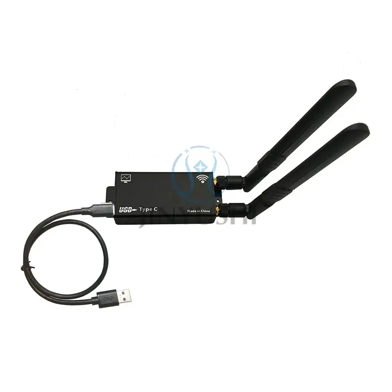 Miniature : Convertisseur USB-C à Mini-PCIe avec boitier pour carte sans-fil WiFi BT