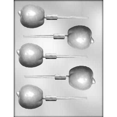 Apple Sucker Chocolate Mold, 2"