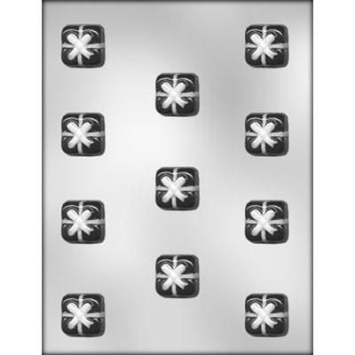 Square Package With Bow Chocolate Mold