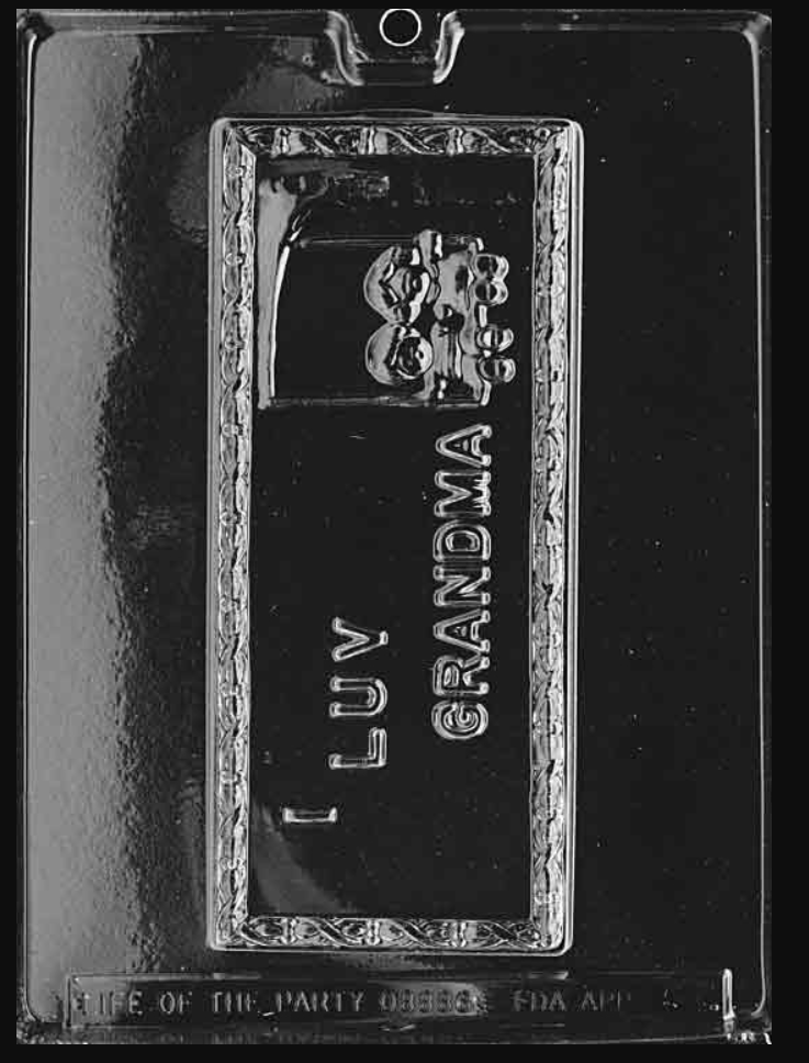 I Luv Grandma Candy Bar Mold