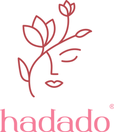 Logo der Hadado Massage, zeigt stilisierte Elemente, die Entspannung und Wellness symbolisieren.