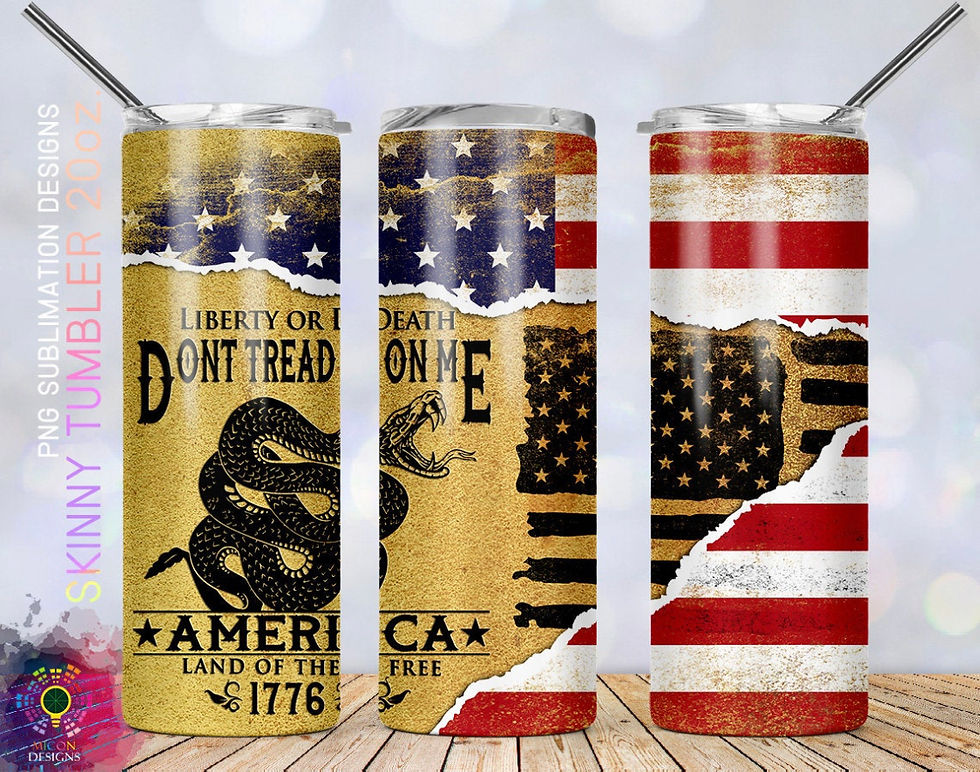 Red White and Blue Dont Tread On Me