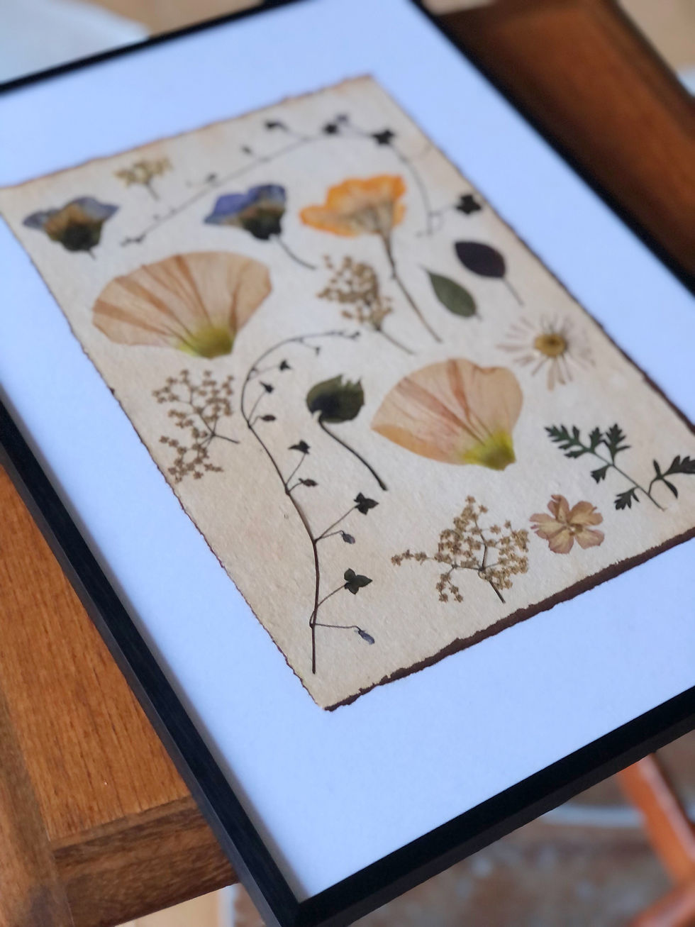 Thumbnail: 'Early Summer Garden' Pressed Flower Art