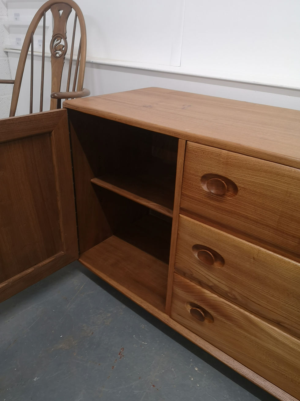 Vintage Ercol Windsor Low Sideboard