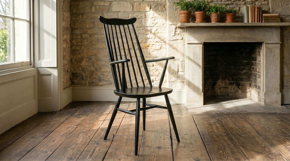 Thumbnail: Ercol 369a Goldsmith Dining Chair (Ebony Edition)