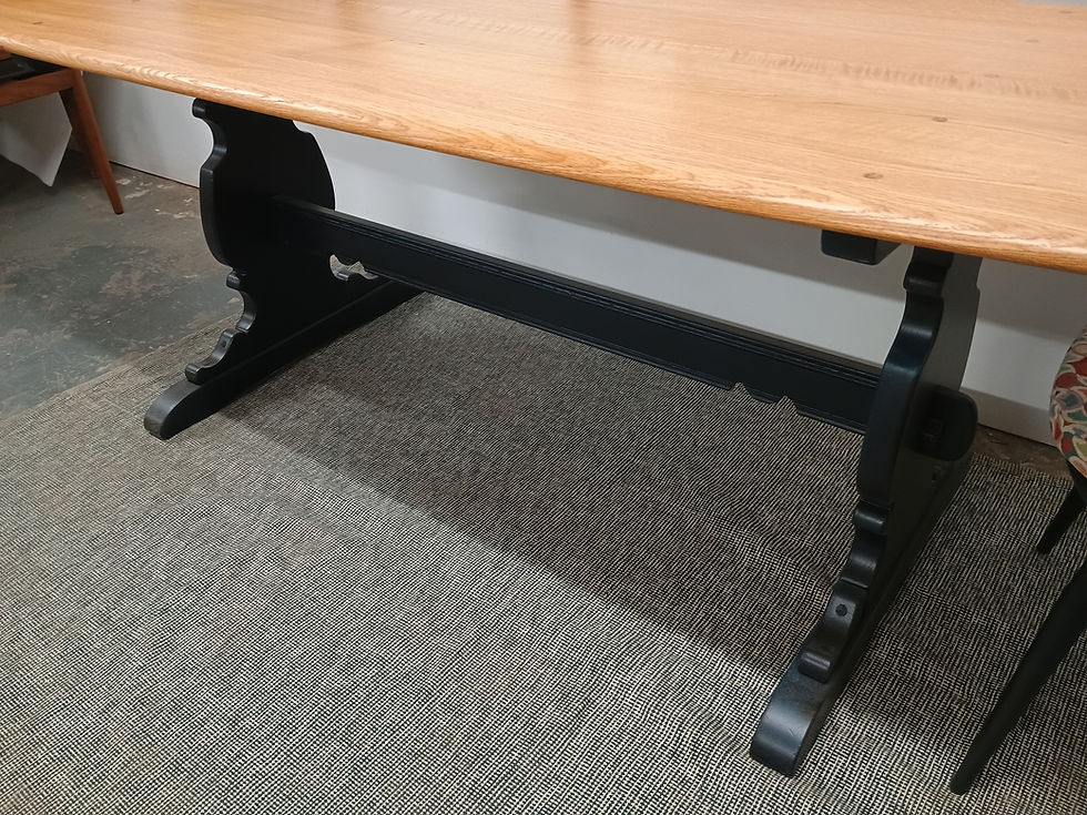 Thumbnail: Painted Large Refectory Table