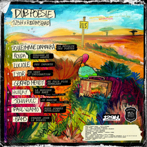 129H x Riddim Squad - Dub Poésie back cover