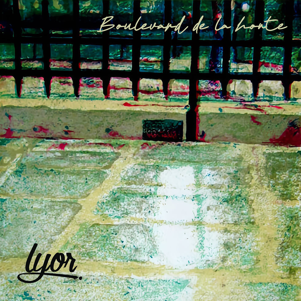 pochette du single de Lyor "Boulevard de la honte"