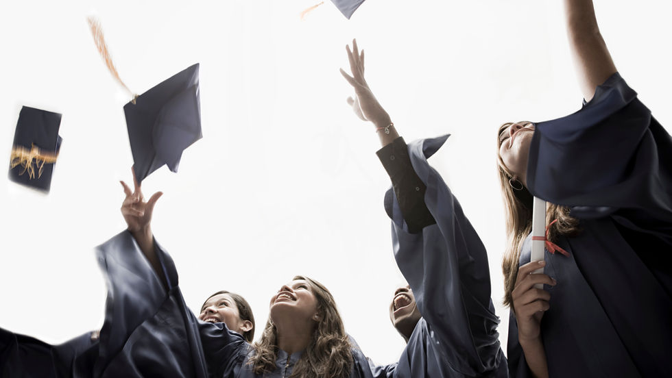 Students graduating