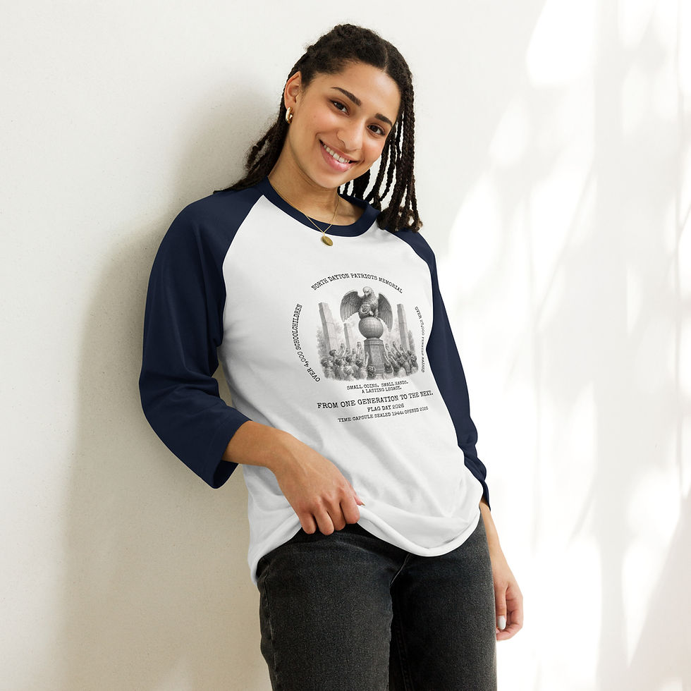 Thumbnail: Flag Day 2026 Commemorative 3/4 sleeve raglan shirt