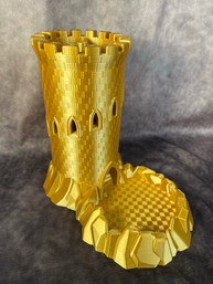 Gold Dice Tower