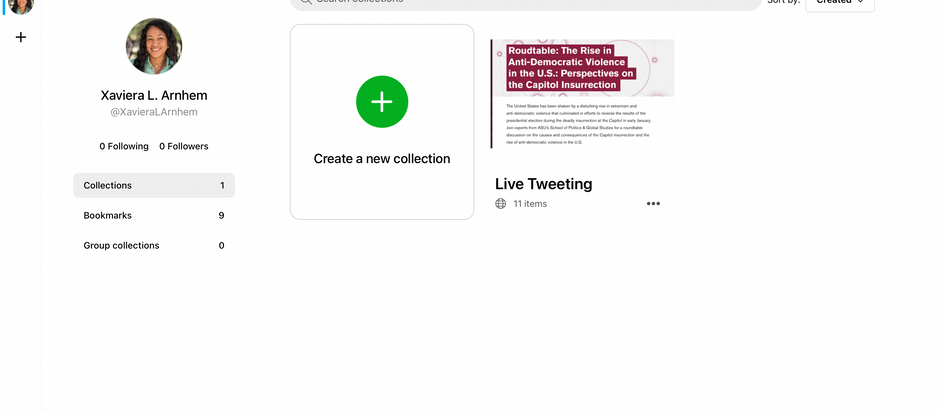 A Wakelet Story board 