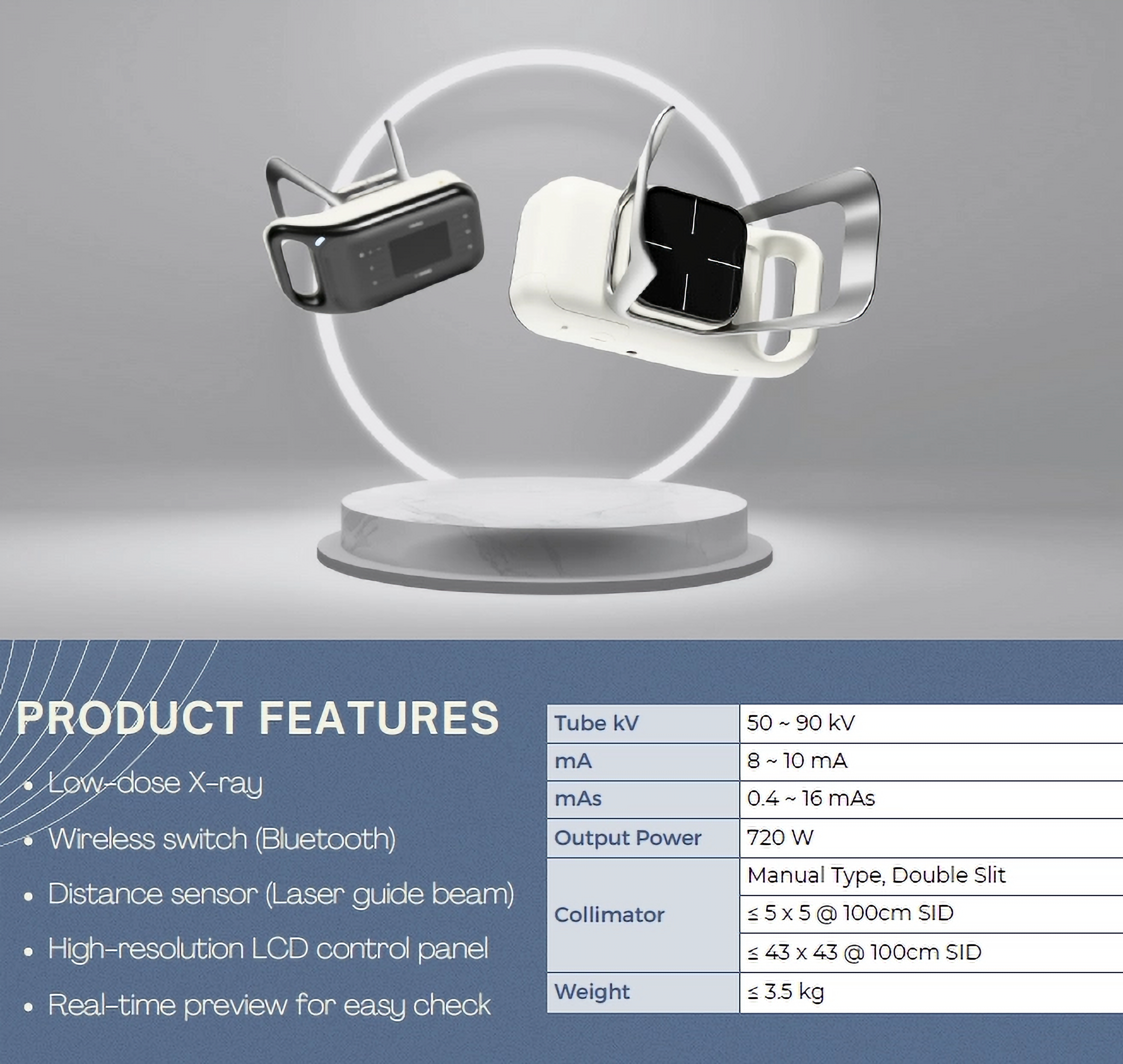HnX-1: Knovelmed’s Ultra-Light Mobile Veterinarian X-Ray System Product Features