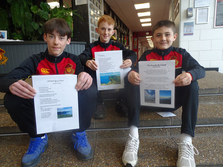 First Year Poetry Competition Winners