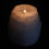 Thumbnail: Selenite Mountain Top Candle Holder - 8 cm