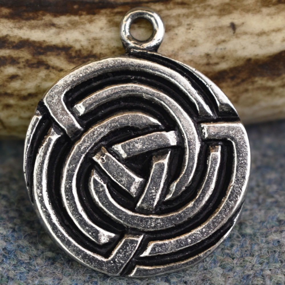Triskele Knot Celtic Pewter Pendant