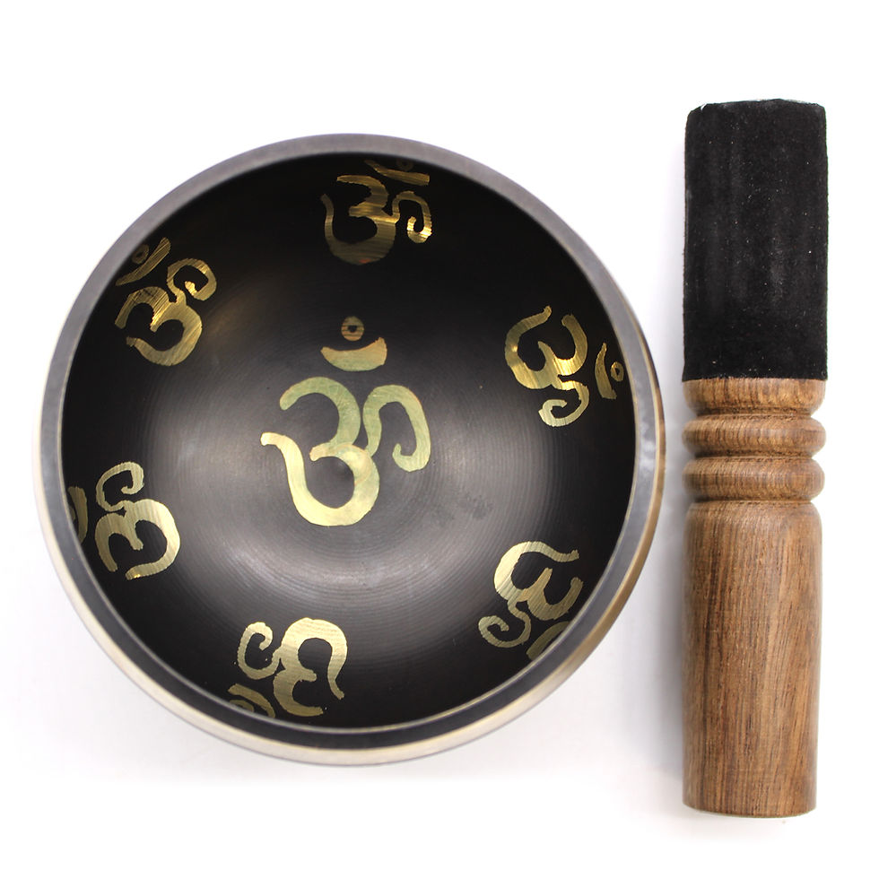 Thumbnail: Yoga Om Singing Bowl Set