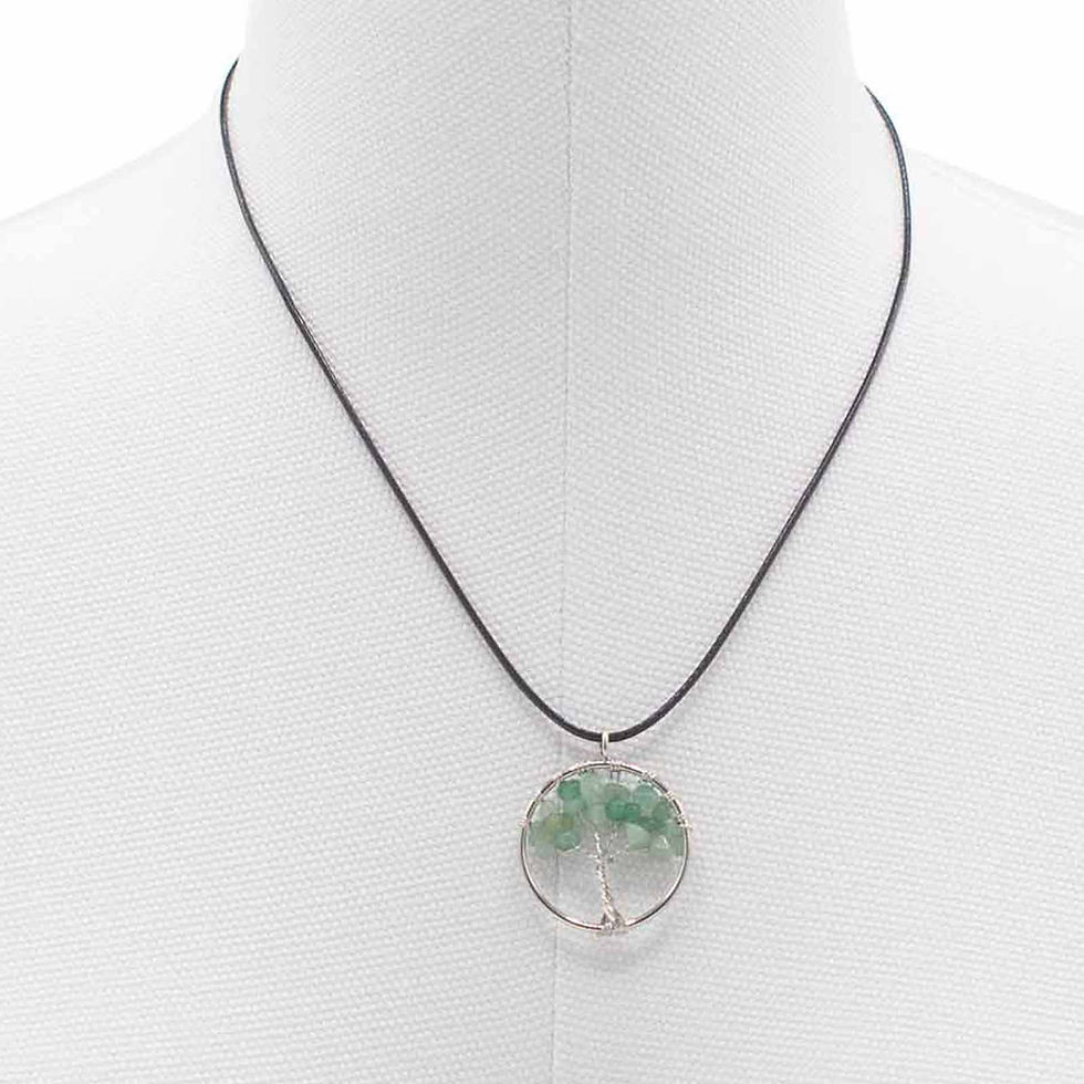 Thumbnail: Tree of Life Pendant - Jade