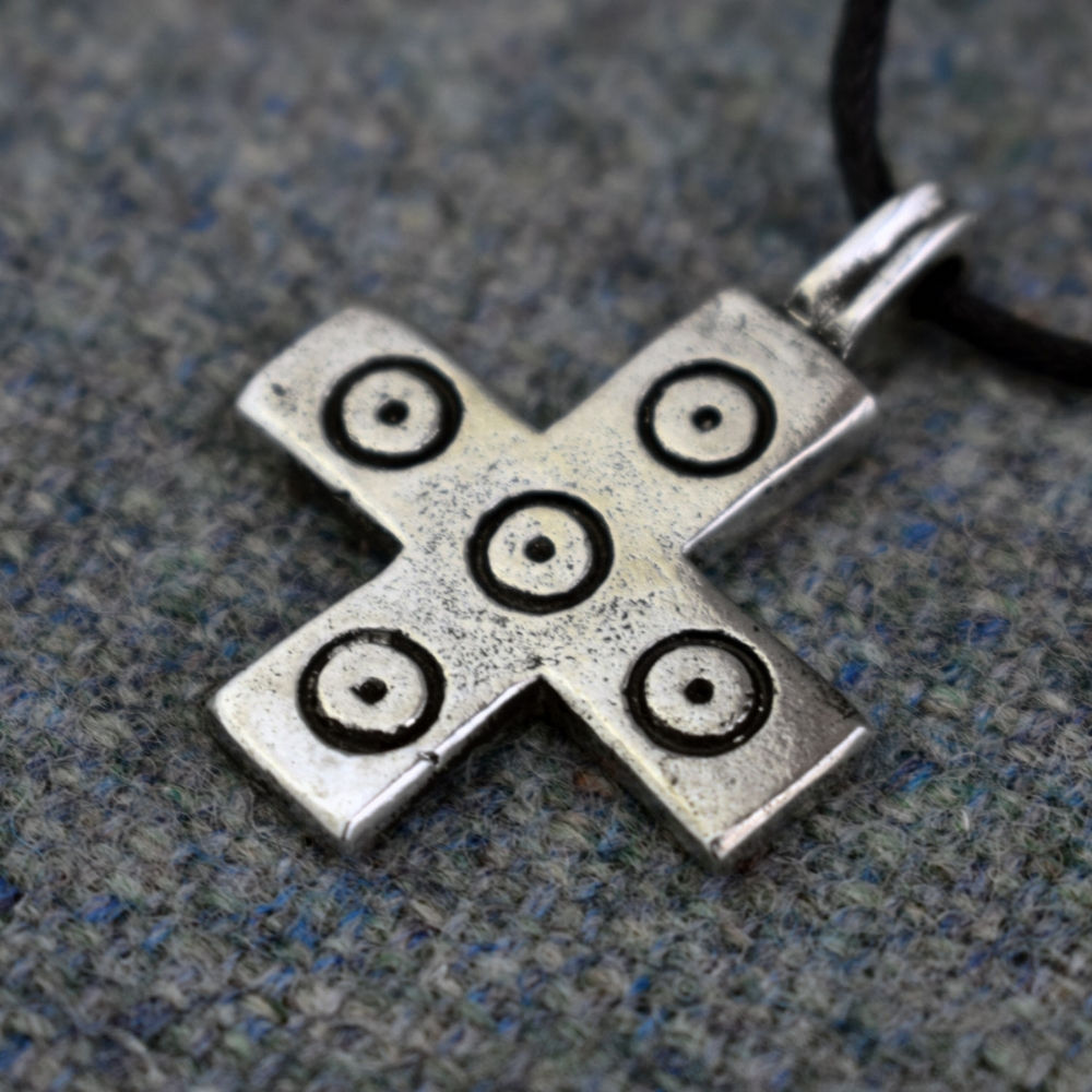 Saxon Cross Pewter Norse Pendant