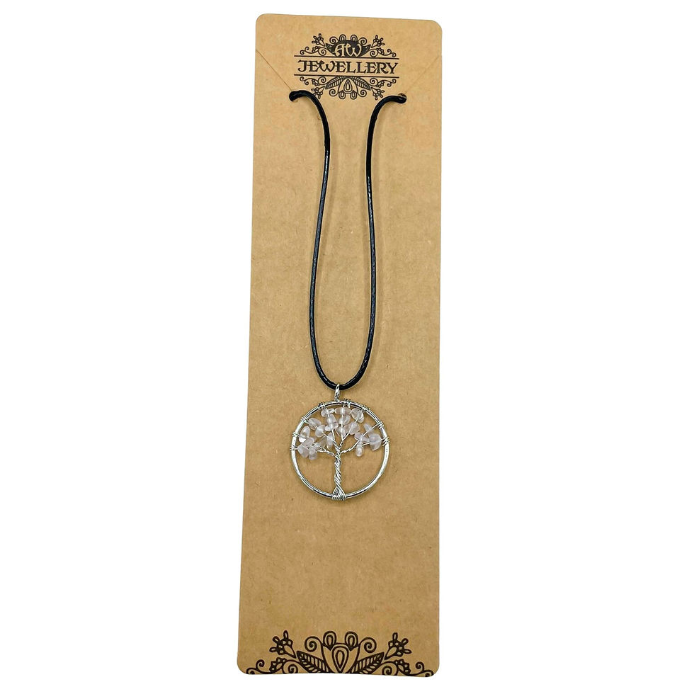 Thumbnail: Tree of Life Pendant - Rock Crystal