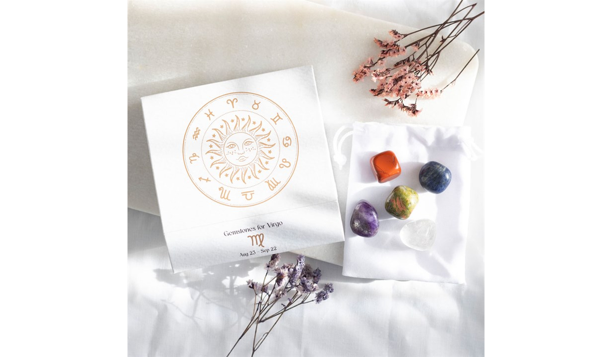 Virgo Crystal Tumblestone Set