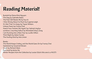 Poetry Workshop