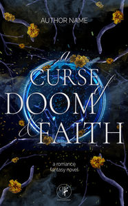 Premade Buchcover Fantasy High Fantasy mit königlicher Symbolik und mächtiger Atmosphäre