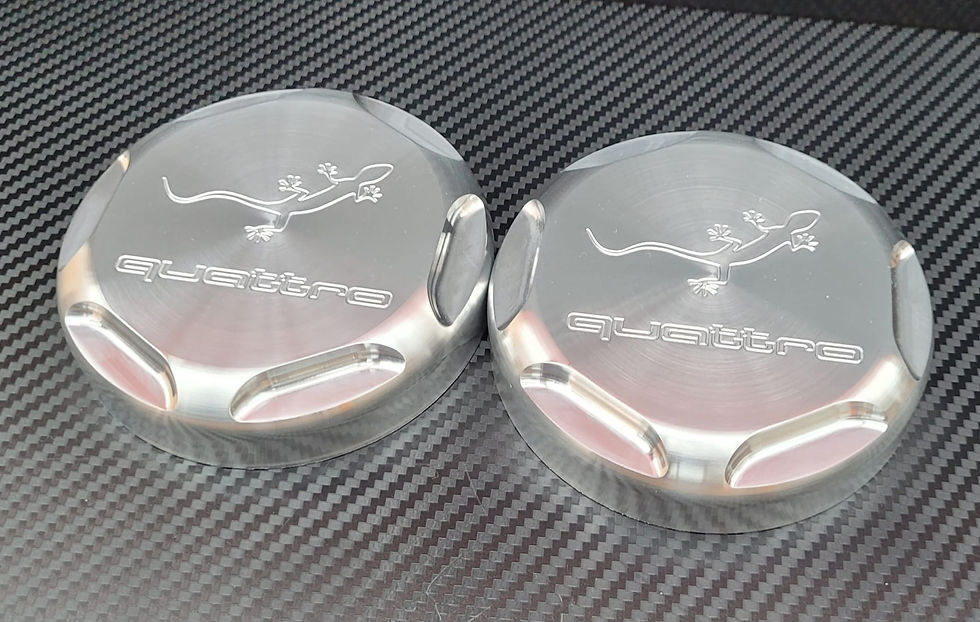 Thumbnail: ALUMINIUM STRUT TOP COVERS - QUATTRO ENGRAVING
