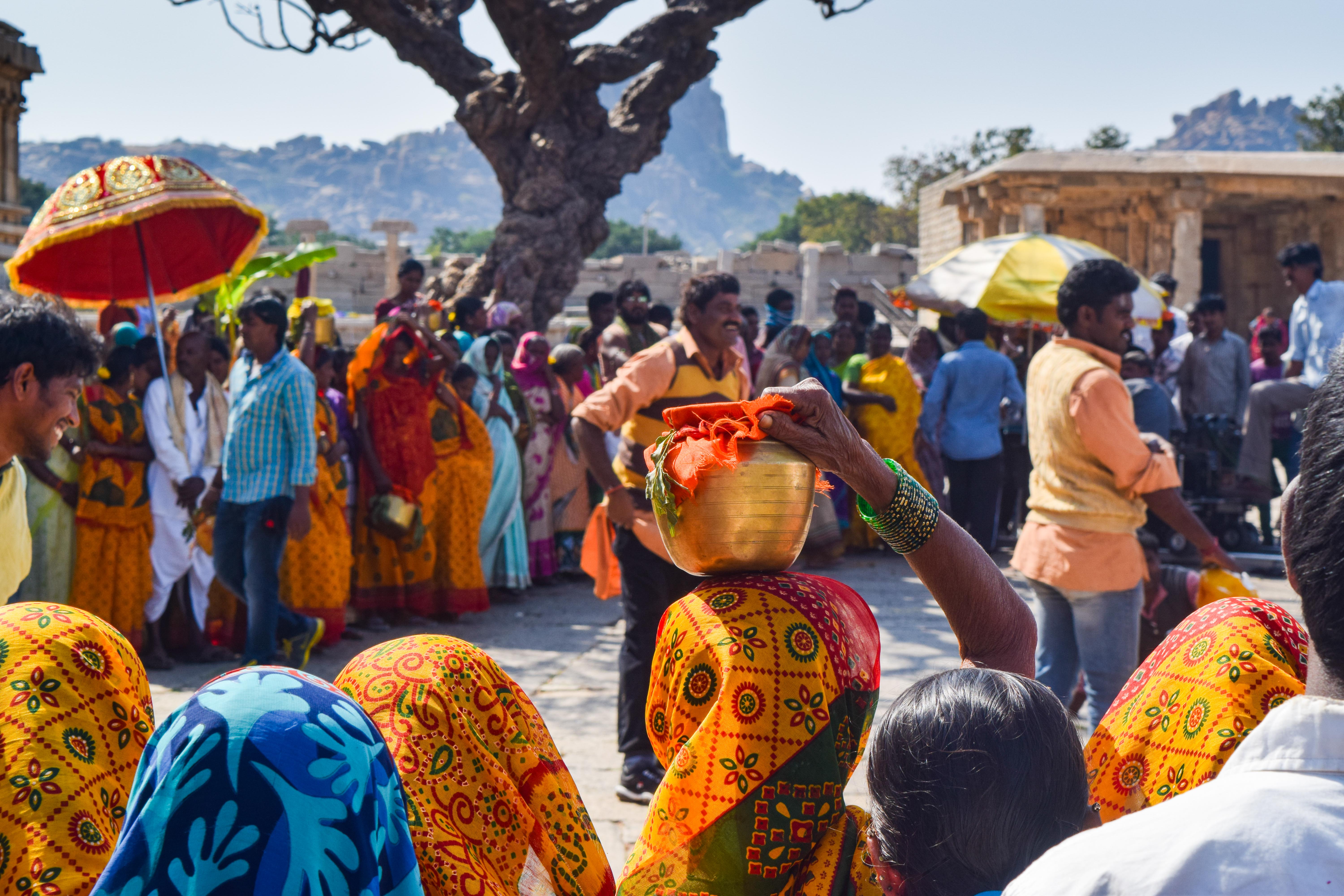 Woman with jug · India