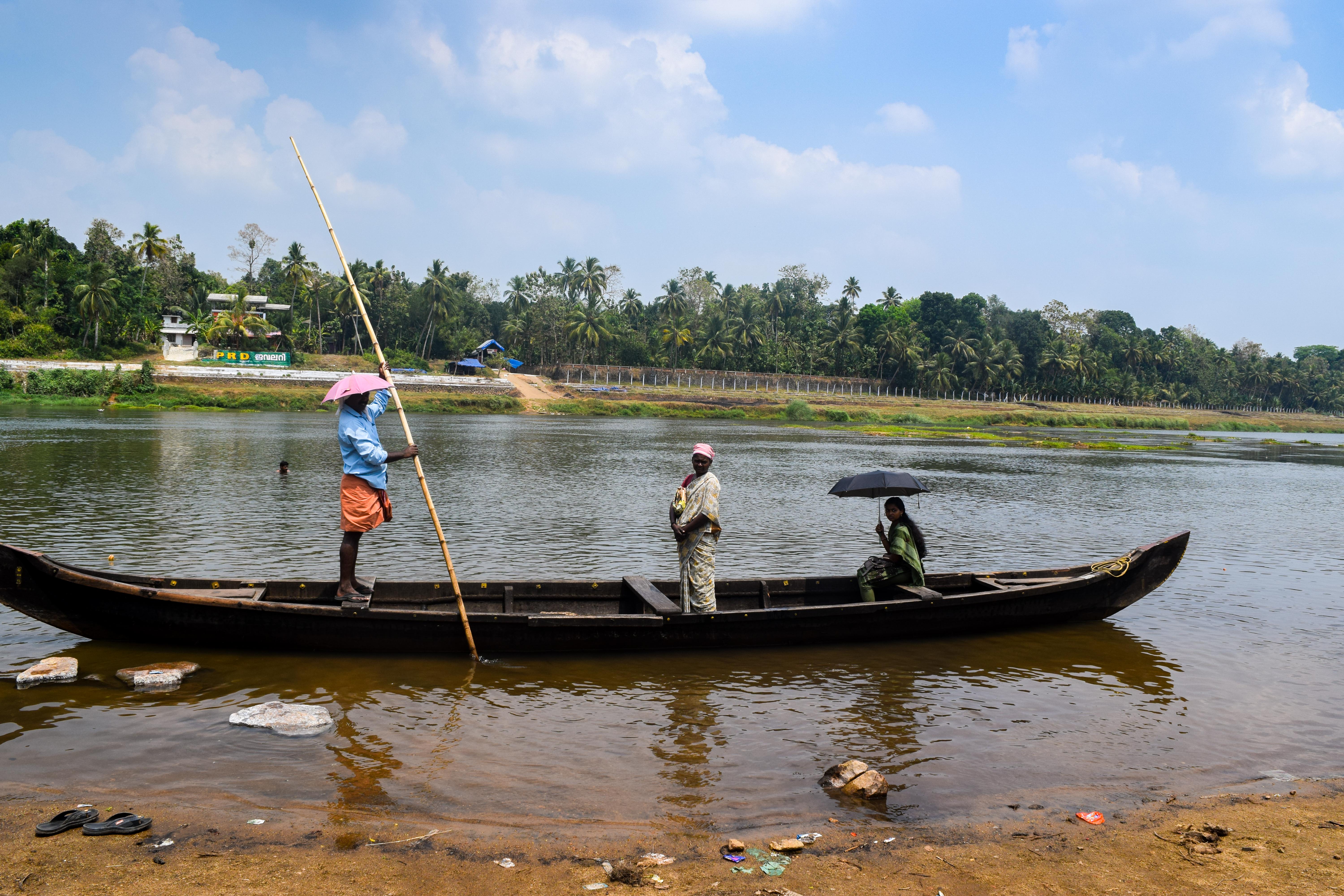 Three in a boat · India