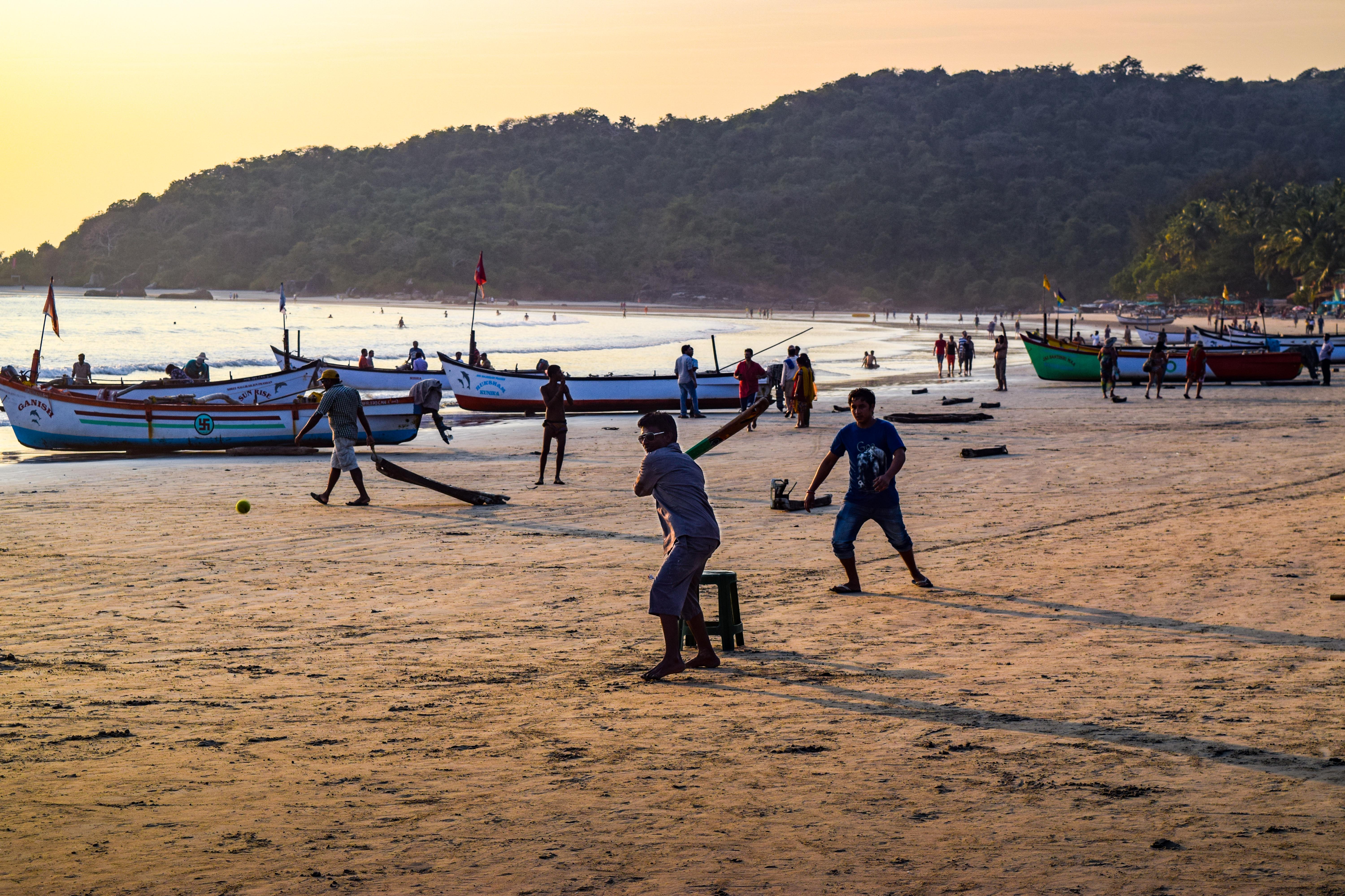 Cricket on the beach · Goa