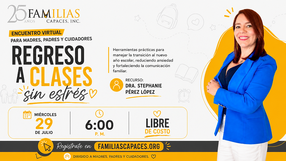 Encuentro Virtual: Regreso a clases sin estrés